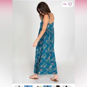 NWT Natural Life Patti Side Slit Maxi Dress